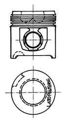 KOLBENSCHMIDT 90152600 Поршень