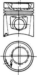 KOLBENSCHMIDT 90593600 Поршень