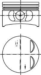 KOLBENSCHMIDT 91504720 Поршень
