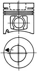 KOLBENSCHMIDT 93484702 Поршень