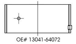 KOLBENSCHMIDT CB1453ASTD Шатунный подшипник