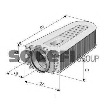 COOPERSFIAAM FILTERS PA7705 Воздушный фильтр