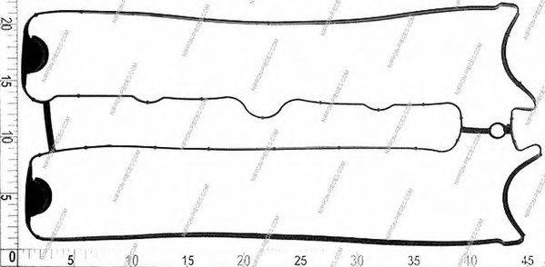 NPS D122O00 Прокладка, крышка головки цилиндра