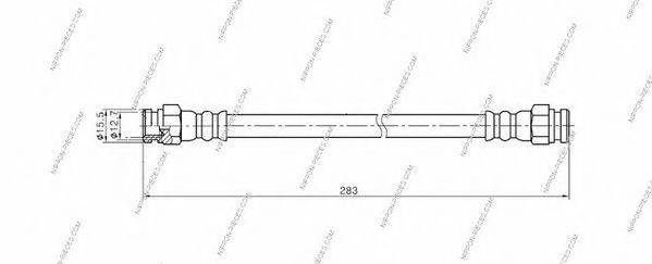 NPS M370A50 Тормозной шланг