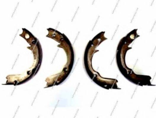 NPS S350U20 Комплект тормозных колодок