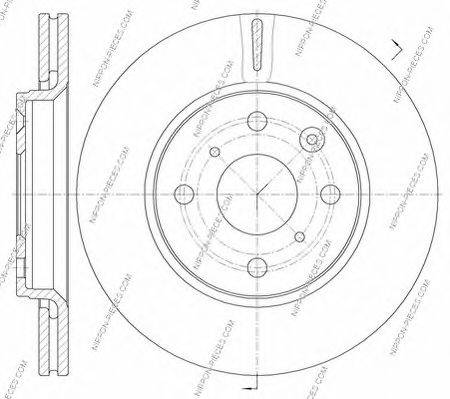 NPS T330A140 Тормозной диск