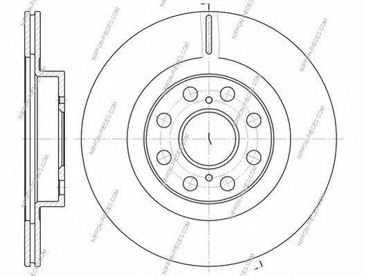 NPS T331A60 Тормозной диск