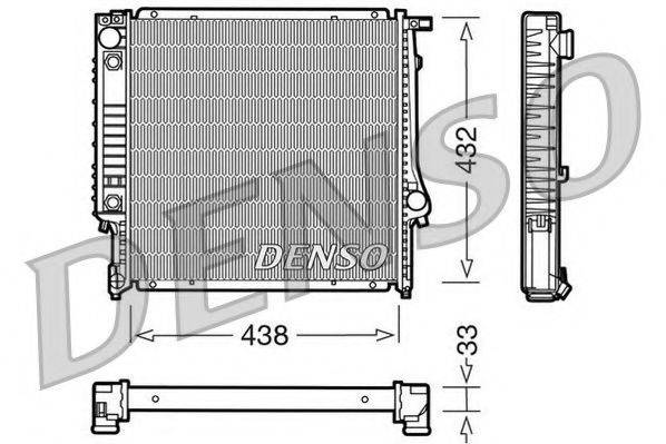 NPS DRM05021 Радиатор, охлаждение двигателя