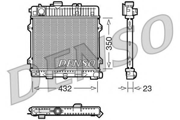 NPS DRM05024 Радиатор, охлаждение двигателя