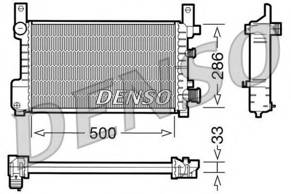 NPS DRM10037 Радиатор, охлаждение двигателя