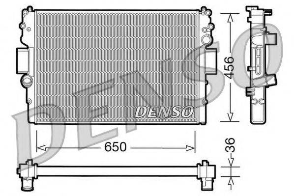 NPS DRM12007 Радиатор, охлаждение двигателя