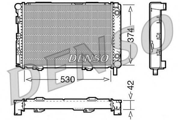 NPS DRM17026 Радиатор, охлаждение двигателя