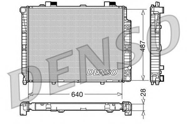 NPS DRM17088 Радиатор, охлаждение двигателя