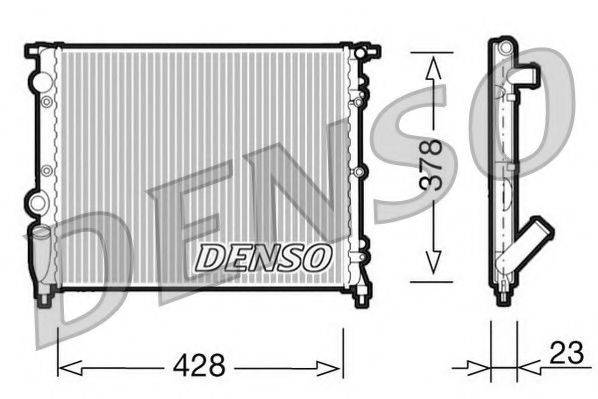 NPS DRM23001 Радиатор, охлаждение двигателя