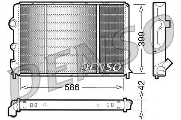 NPS DRM23051 Радиатор, охлаждение двигателя