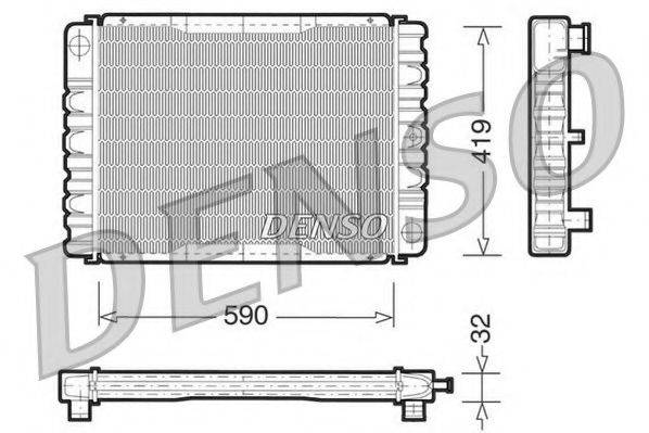 NPS DRM33030 Радиатор, охлаждение двигателя