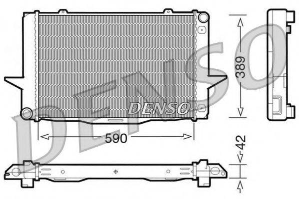 NPS DRM33042 Радиатор, охлаждение двигателя