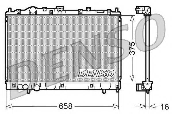 NPS DRM45004 Радиатор, охлаждение двигателя