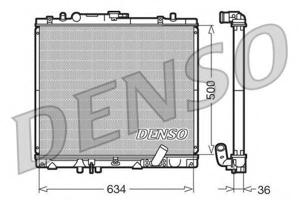 NPS DRM45020 Радиатор, охлаждение двигателя