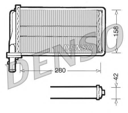 NPS DRR01001 Теплообменник, отопление салона