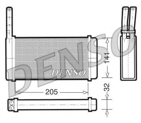 NPS DRR10010 Теплообменник, отопление салона