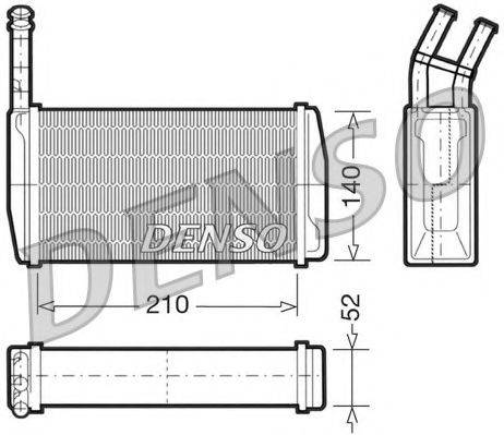 NPS DRR10011 Теплообменник, отопление салона