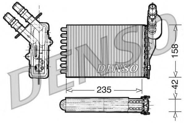 NPS DRR23001 Теплообменник, отопление салона