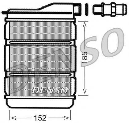 NPS DRR23011 Теплообменник, отопление салона