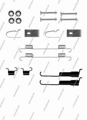 NPS S351I00 Комплектующие, тормозная колодка