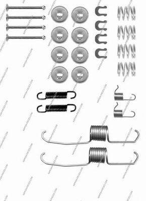 NPS T351A01 Комплектующие, тормозная колодка