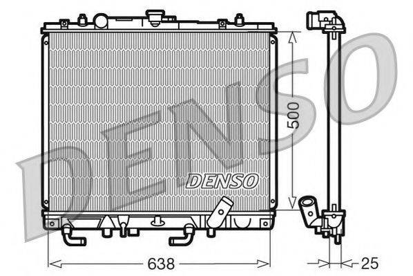 NPS DRM45016 Радиатор, охлаждение двигателя