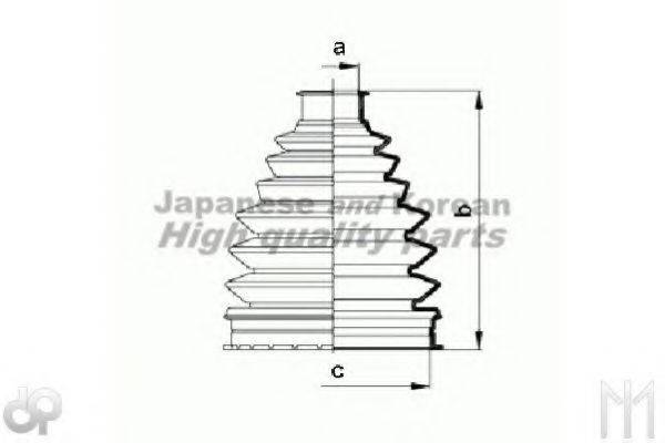 ASHUKI 08587105 Комплект пылника, приводной вал