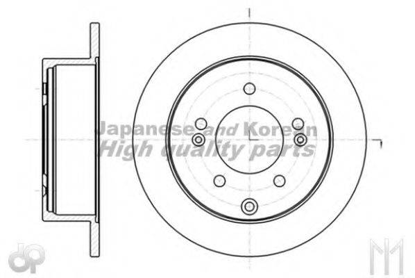 ASHUKI 09935130 Тормозной диск