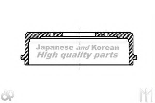 ASHUKI 10202105 Тормозной барабан