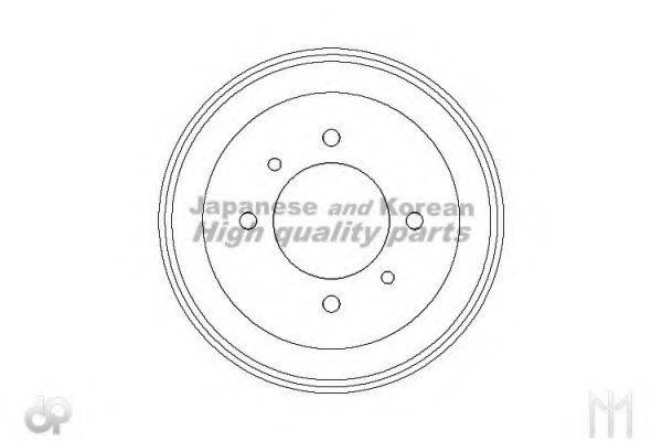 ASHUKI 10204101 Тормозной барабан