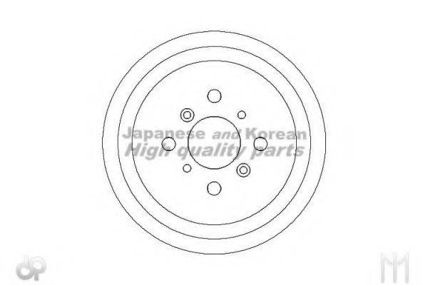 ASHUKI 10207008 Тормозной барабан