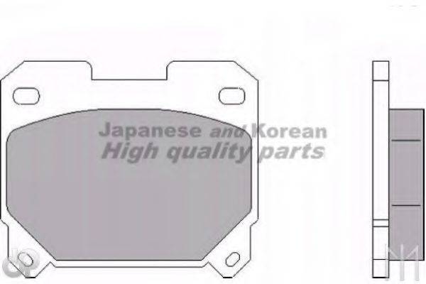 ASHUKI 10835102HD Комплект тормозных колодок, дисковый тормоз