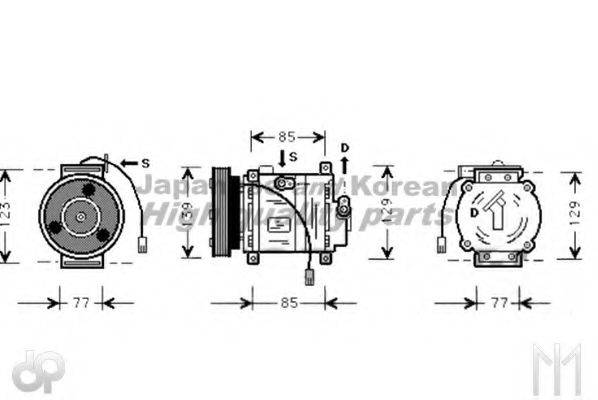 ASHUKI 2700K035 Компрессор, кондиционер