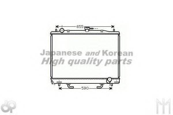 ASHUKI C55104 Радиатор, охлаждение двигателя