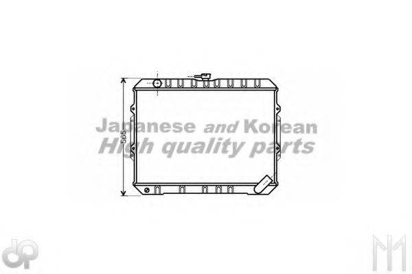 ASHUKI C55752 Радиатор, охлаждение двигателя