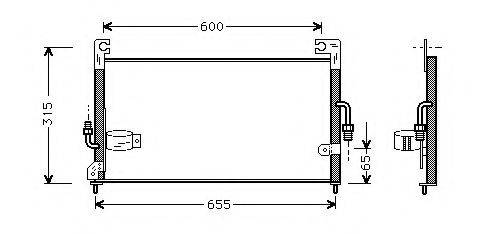 ASHUKI C55917 Конденсатор, кондиционер