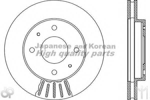 ASHUKI C65001Z Тормозной диск