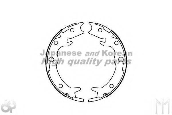 ASHUKI H04809 Комплект тормозных колодок, стояночная тормозная система