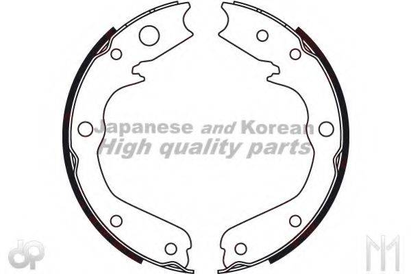 ASHUKI HRK13109 Комплект тормозных колодок, стояночная тормозная система