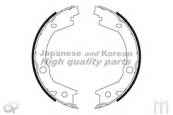 ASHUKI HRK13112 Комплект тормозных колодок, стояночная тормозная система