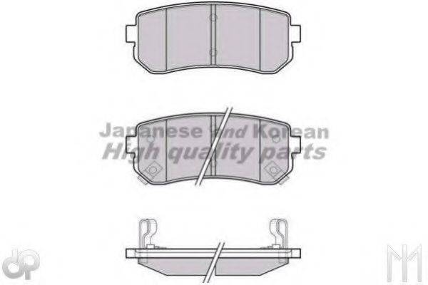 ASHUKI I04405A Комплект тормозных колодок, дисковый тормоз