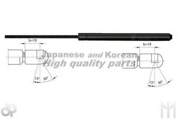 ASHUKI I92509 Газовая пружина, крышка багажник