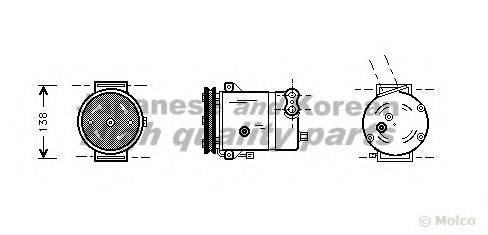 ASHUKI J55502 Компрессор, кондиционер