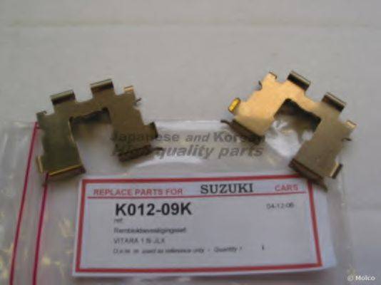 ASHUKI K01209K Комплект тормозных колодок, дисковый тормоз