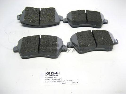 ASHUKI K01240 Комплект тормозных колодок, дисковый тормоз